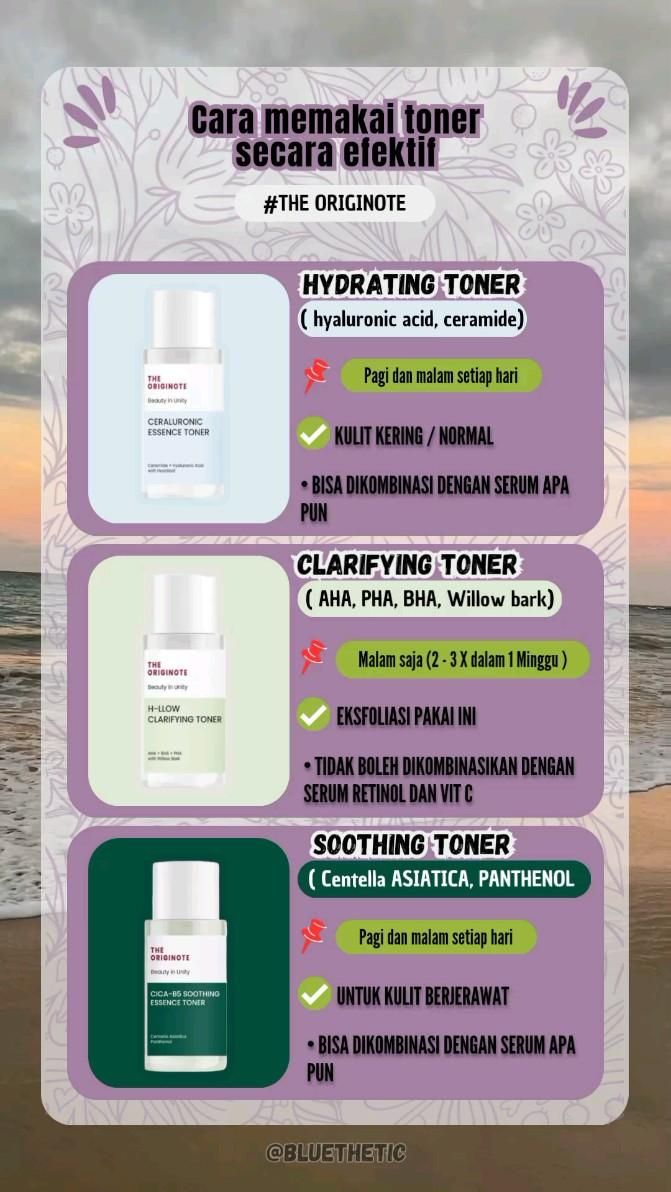 Kesan Positif Menggunakan Toner Penghidratan Secara Konsisten