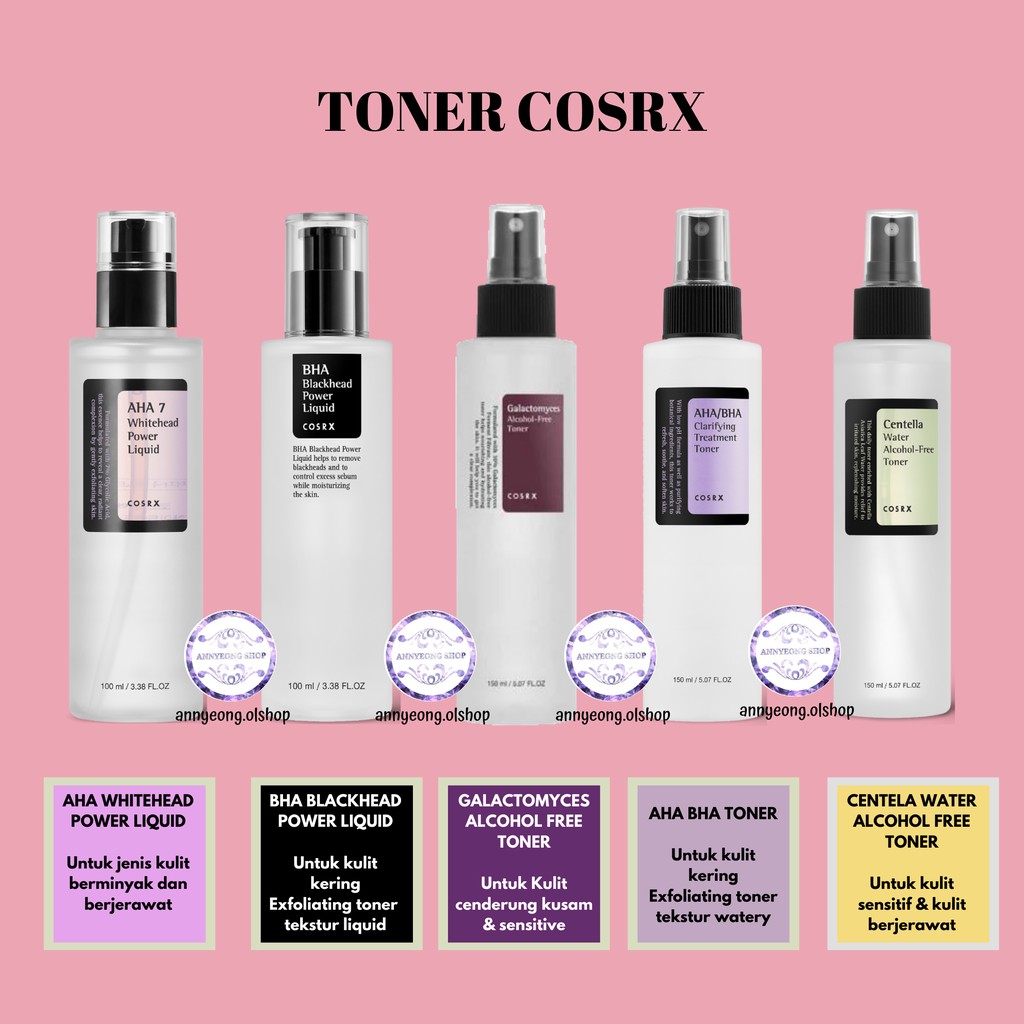Toner Cosrx AHA/BHA – Bolehkah Anda Merawat Jerawat Berjerawat?