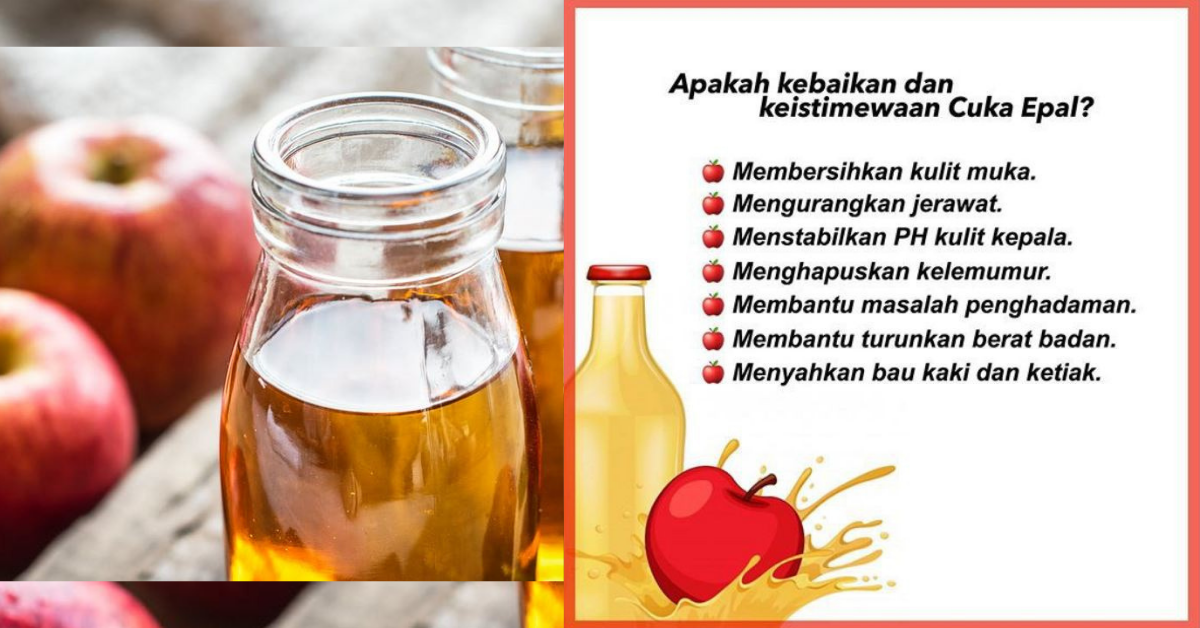 Kebaikan Cuka Epal Untuk Keseimbangan PH Rambut